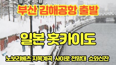 03/27 부산출발 홋카이도 특가-하나투어~~