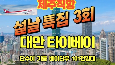 24년 설날 특집 대만 3회-시내권 서문정거리 근처 호텔  101빌딩 포함