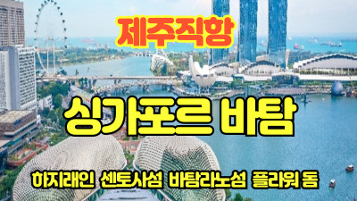 08월~10월  싱가포르 완전정복~~ 그리고 인도네시아 바탐섬까지~~